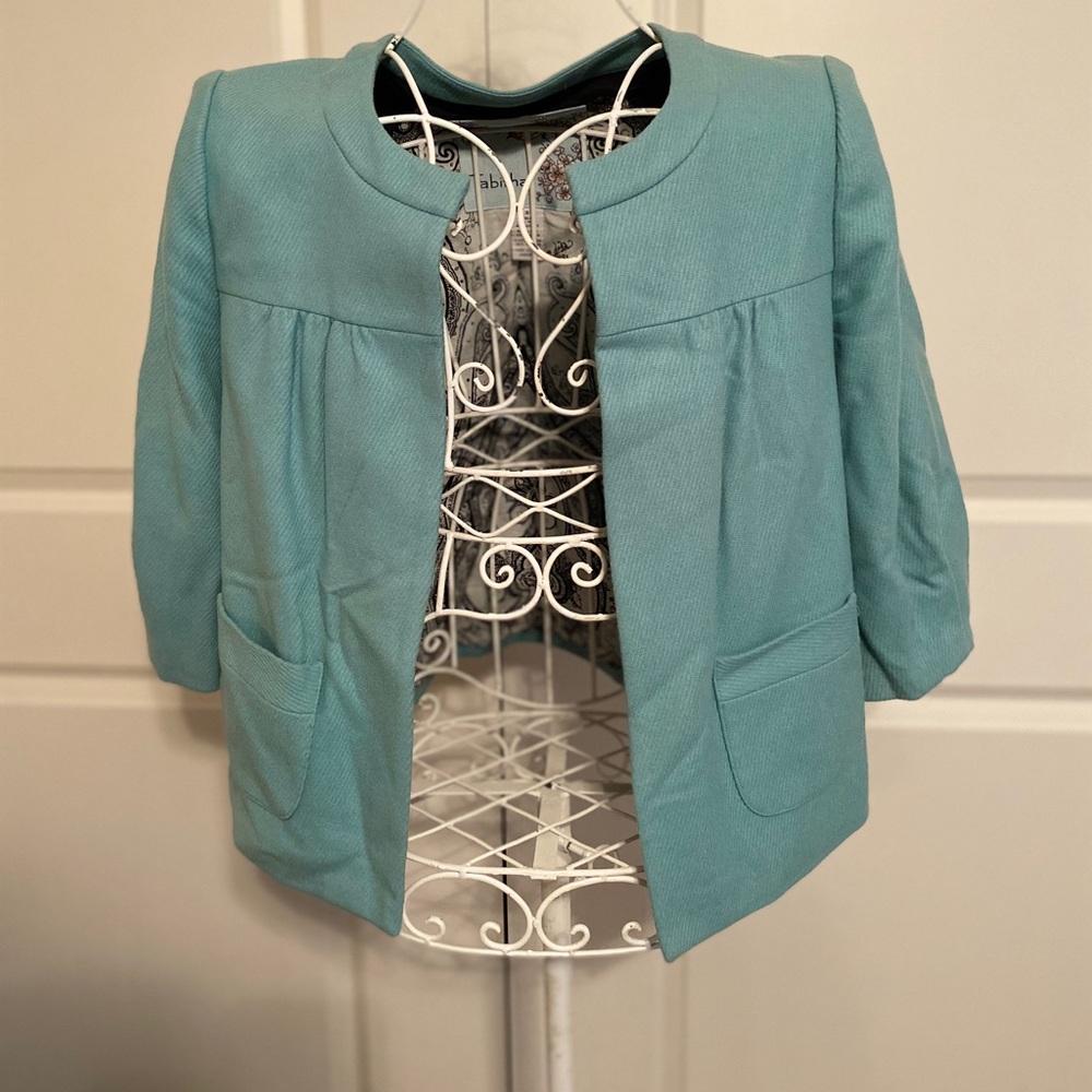 Blue wool jacket
